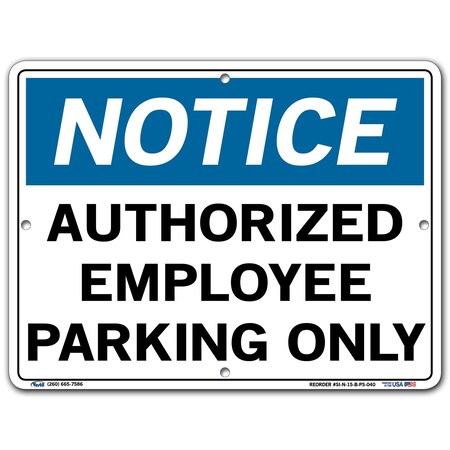 Vestil Polystyrene Sign, 12-1/2" W, 9-1/2" H, English, Polystyrene, White SI-N-15-B-PS-040